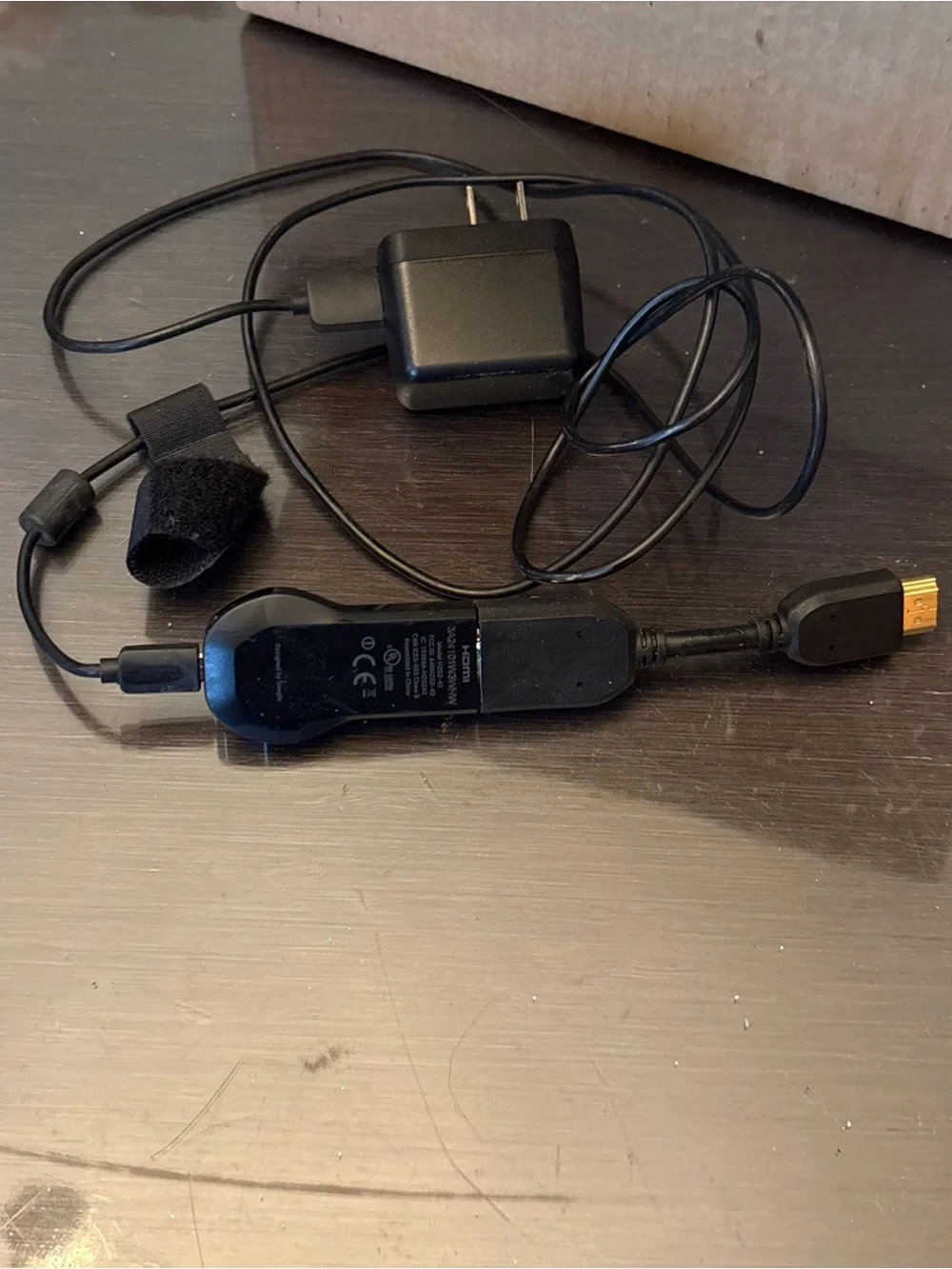 google Black Chromecast HDMI Streaming Stick with Power Adapter